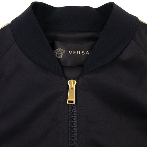 versace black medusa bomber jacket|Versace Medusa Bomber Jacket .